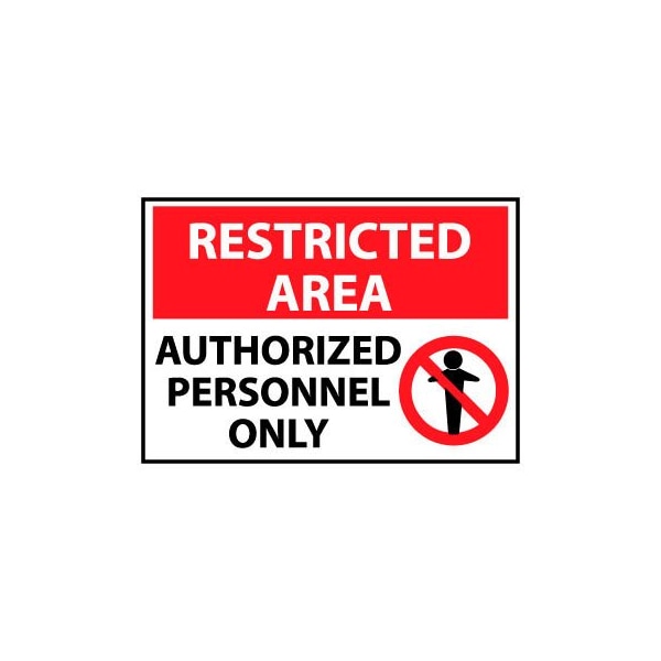 Restricted Area Aluminum - Authorized Personnel Only